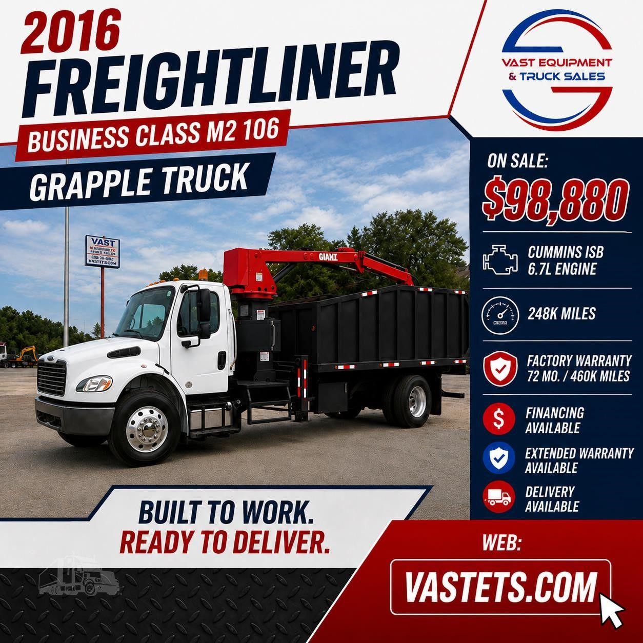 2016 FREIGHTLINER BUSINESS CLASS M2 106