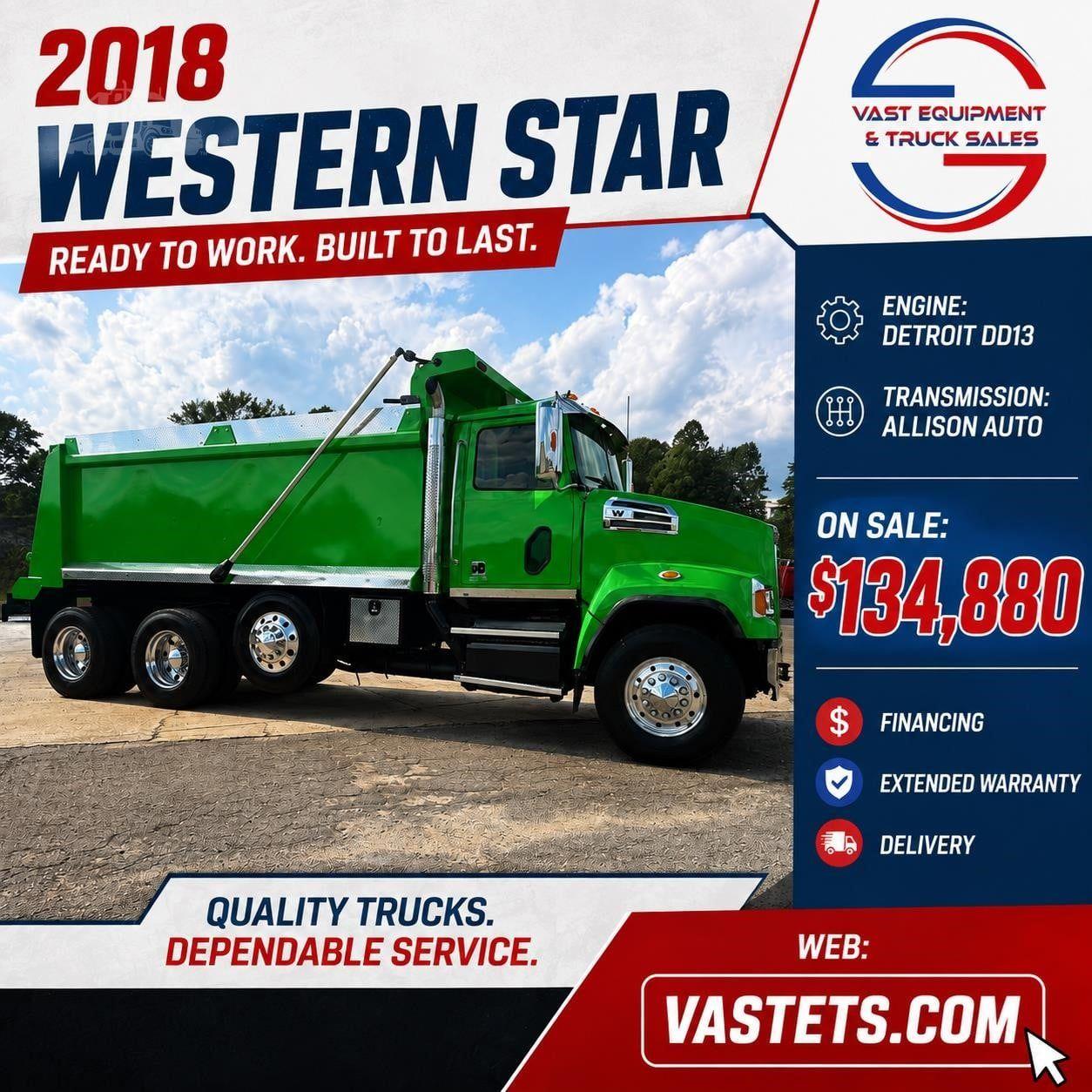 2018 WESTERN STAR 4700