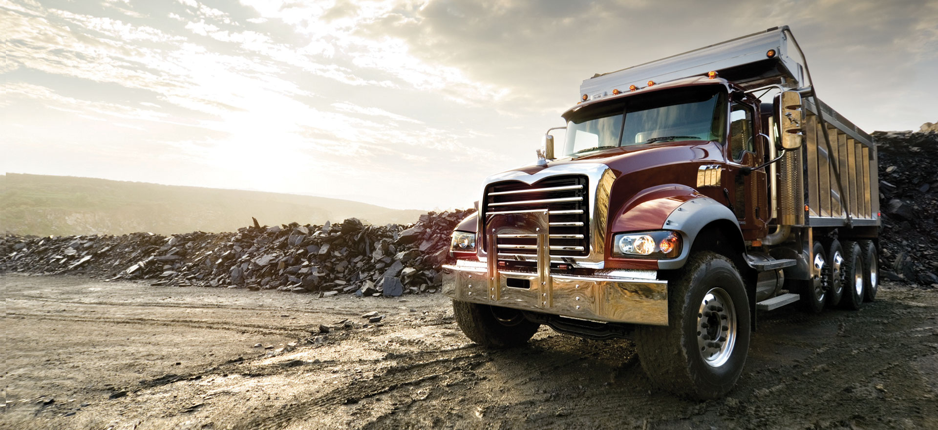 Dump truck: We deliver anywhere in the US.
